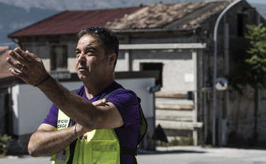 L'Aquila, 11 anni dopo © Marco Merlini L'Aquila, 22 luglio 2020 A che punto è la ricostruzione post terremoto e come è cambiato il lavoro con il Covid-19 Nella foto Enrico Di Rocco