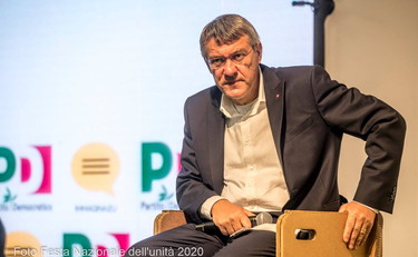 Maurizio Landini alla Festa Nazionale dell'Unità, Modena 10 settembre 2020