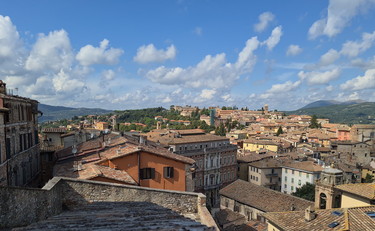 Perugia, vista sull'Università per Stranieri