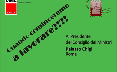 Primo maggio: Sicilia, giovani Cgil inviano lettera a Renzi