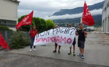 Trento: sciopero alla Targotimbri