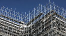 Ponteggio © Marco Merlini Roma 28 agosto 2020 Un cantiere con ponteggio