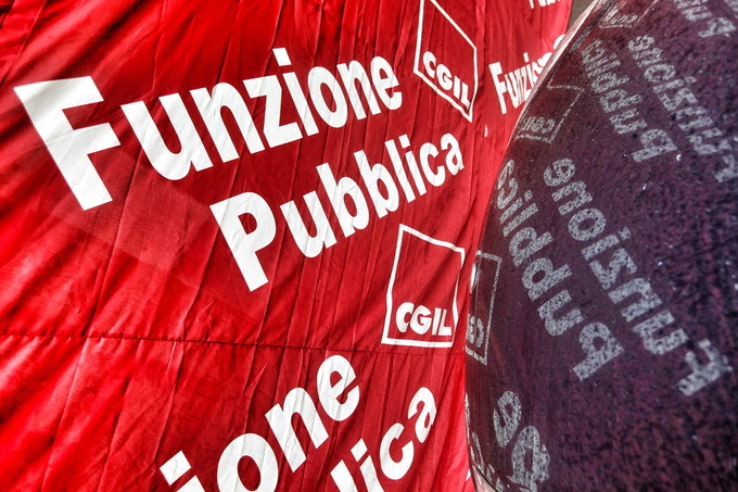Roma, 9 dicembre 2020: Funzione Pubblica, sciopero lavoratori dei Servizi Pubblici e presidio a Palazzo Vidoni