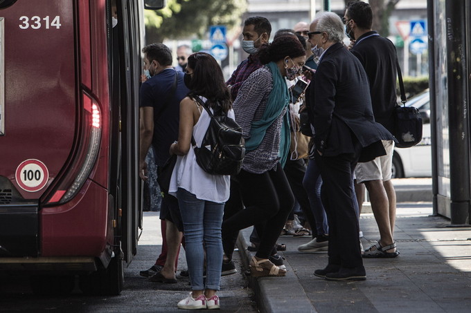 Trasporto pubblico © Marco Merlini Roma, 27 agosto 2020 Trasporto pubblico in città