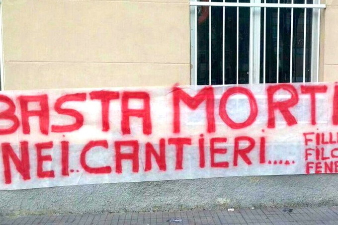 Morti nei cantieri, si ferma la Liguria