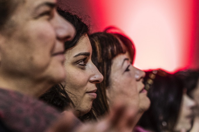 “70 anni di impegno e di lotta. Diritti, Contrattazione e Rapp © Marco Merlini Roma 13 aprile 2018 Studio 10 di Cinecittà Assemblea nazionale delle donne Filcams, Fiom, Flai e Fp Cgil “70 anni di impegno e di lotta. Diritti, Contrattazione e Rappresentanza”