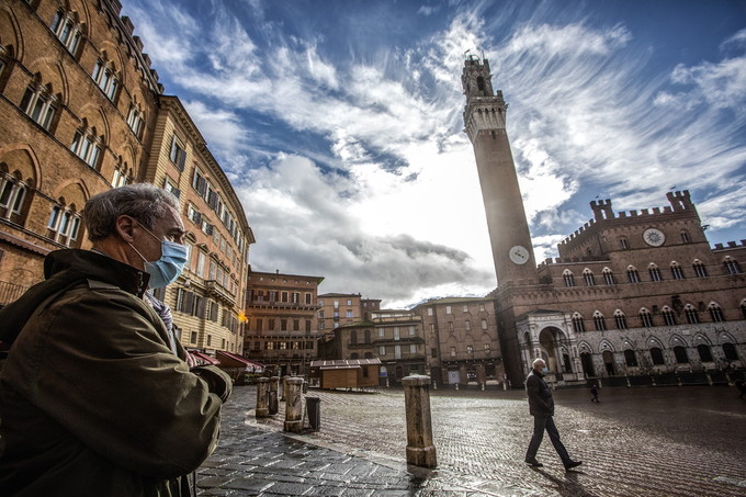 Piazza del Campo. Nella foto Marco Goracci