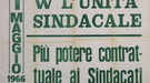 Il Primo maggio e l'unità sindacale