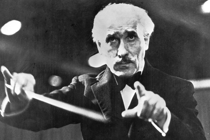 Il maestro Arturo Toscanini