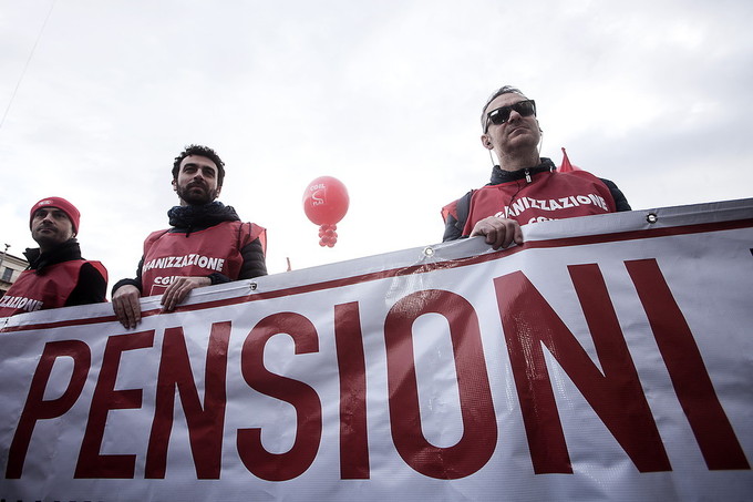 ‘Pensioni, i conti non tornano!' © Marco Merlini / Cgil Roma, 2 dicembre 2017 Corteo da piazza della Repubblica a piazza del Popolo Manifestazione nazionale ‘Pensioni, i conti non tornano!'