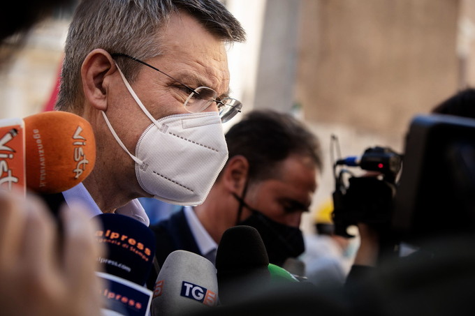 Manifestazione lavoratori edili #BastaMortiSulLavoro - Maurizio Landini