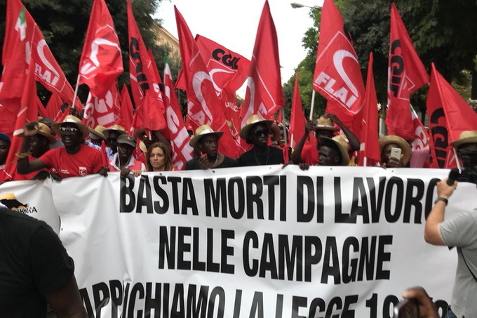 Da Foggia una grande risposta: basta caporalato