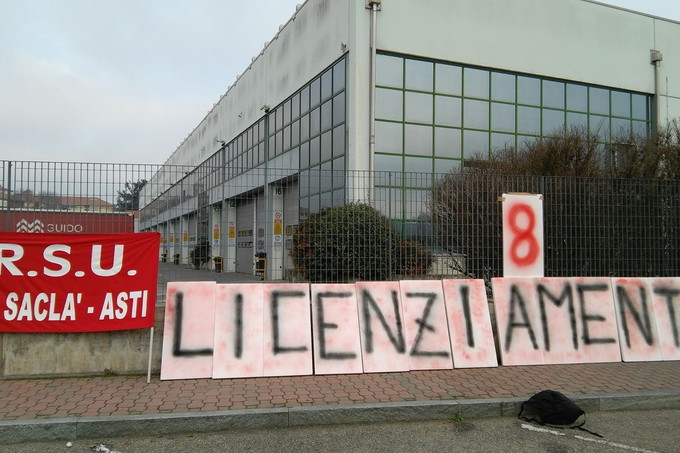 Saclà di Asti, ancora licenziamenti