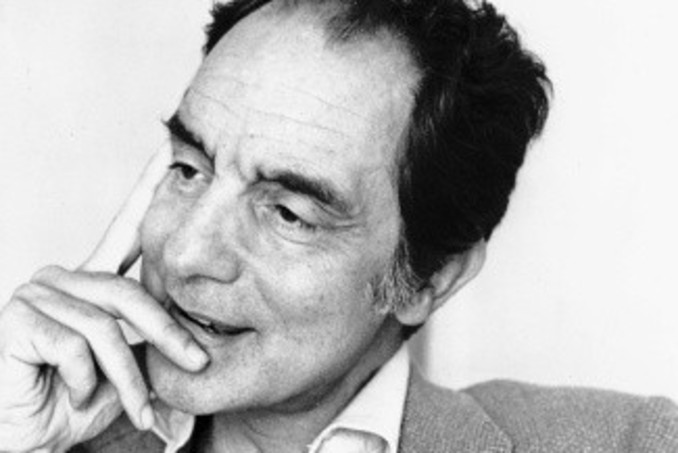 Lo scrittore Italo Calvino
