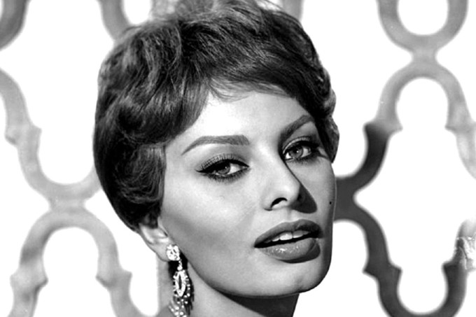 L'attrice Sophia Loren