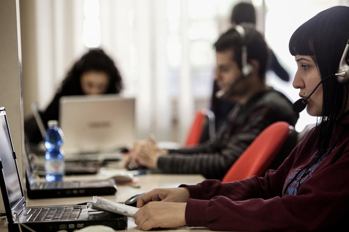 Call center © Marco Merlini call center
